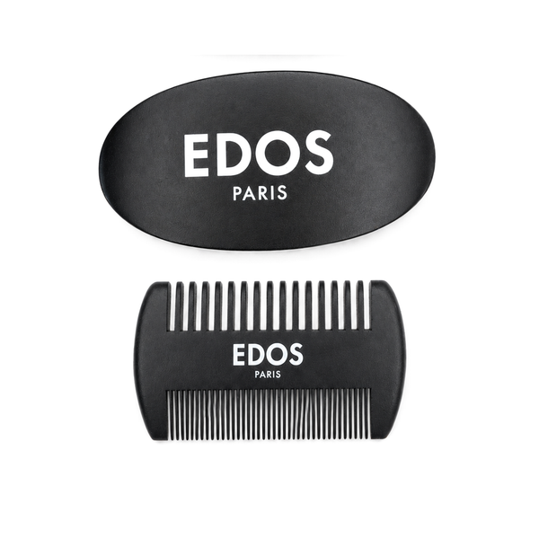 Le Duo Tête & Barbe EDOS Paris — kit brosse poils de sanglier et peigne en bois
